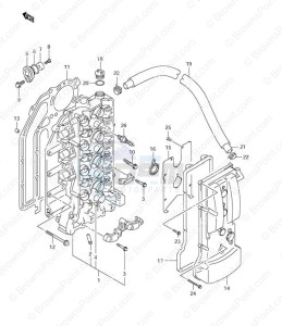 DF 100 drawing Cylinder Head