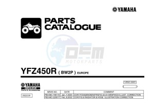 YFZ450R (BW2P) drawing Infopage-1