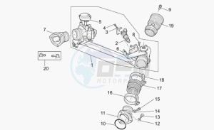 MGS-01 1200 Corsa Corsa drawing Throttle body