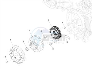 SPRINT 50 4T 3V 25 KMH E4 25 kmh (EMEA) drawing Flywheel magneto