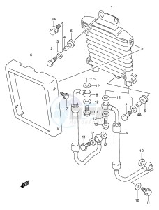 VL1500 (E2) drawing OIL COOLER