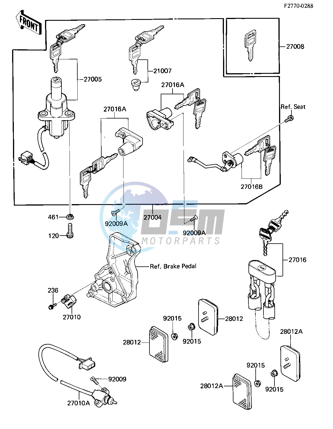 IGNITION SWITCH_LOCKS_REFLECTORS