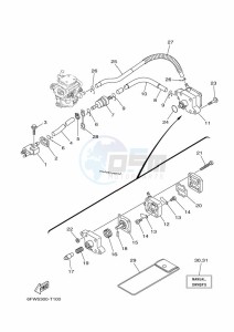 FT9-9LMH drawing CARBURETOR