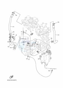 F250DETX drawing CYLINDER-AND-CRANKCASE-4