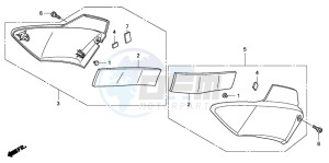 CBF1000T drawing SIDE COVER