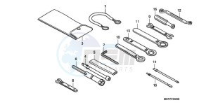 NT700VAA France - (F / ABS) drawing TOOLS