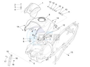 RS 125 RS 4T E4 ABS (EMEA) drawing Tank cover