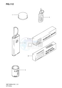 GSF-1250S ABS BANDIT EU drawing OPTIONAL