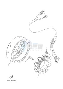 YFM450FWB YFM45KDHJ KODIAK 450 (BJ56) drawing GENERATOR