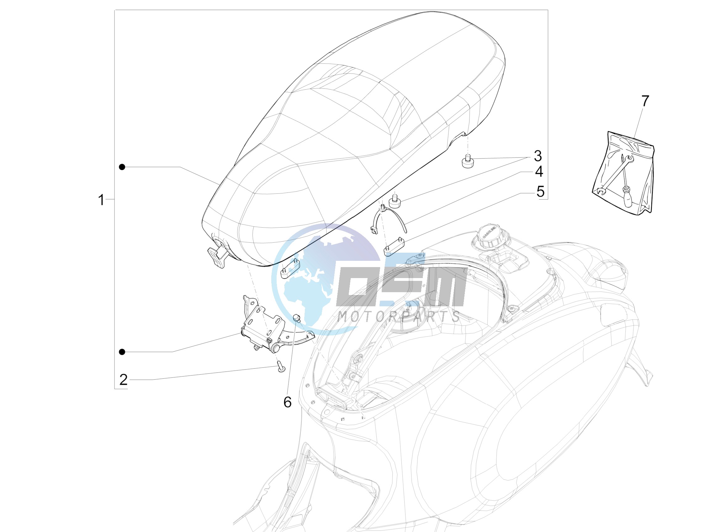 Saddle/seats