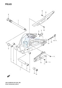 GSX1300BK (E3-E28) drawing REAR SWINGINGARM