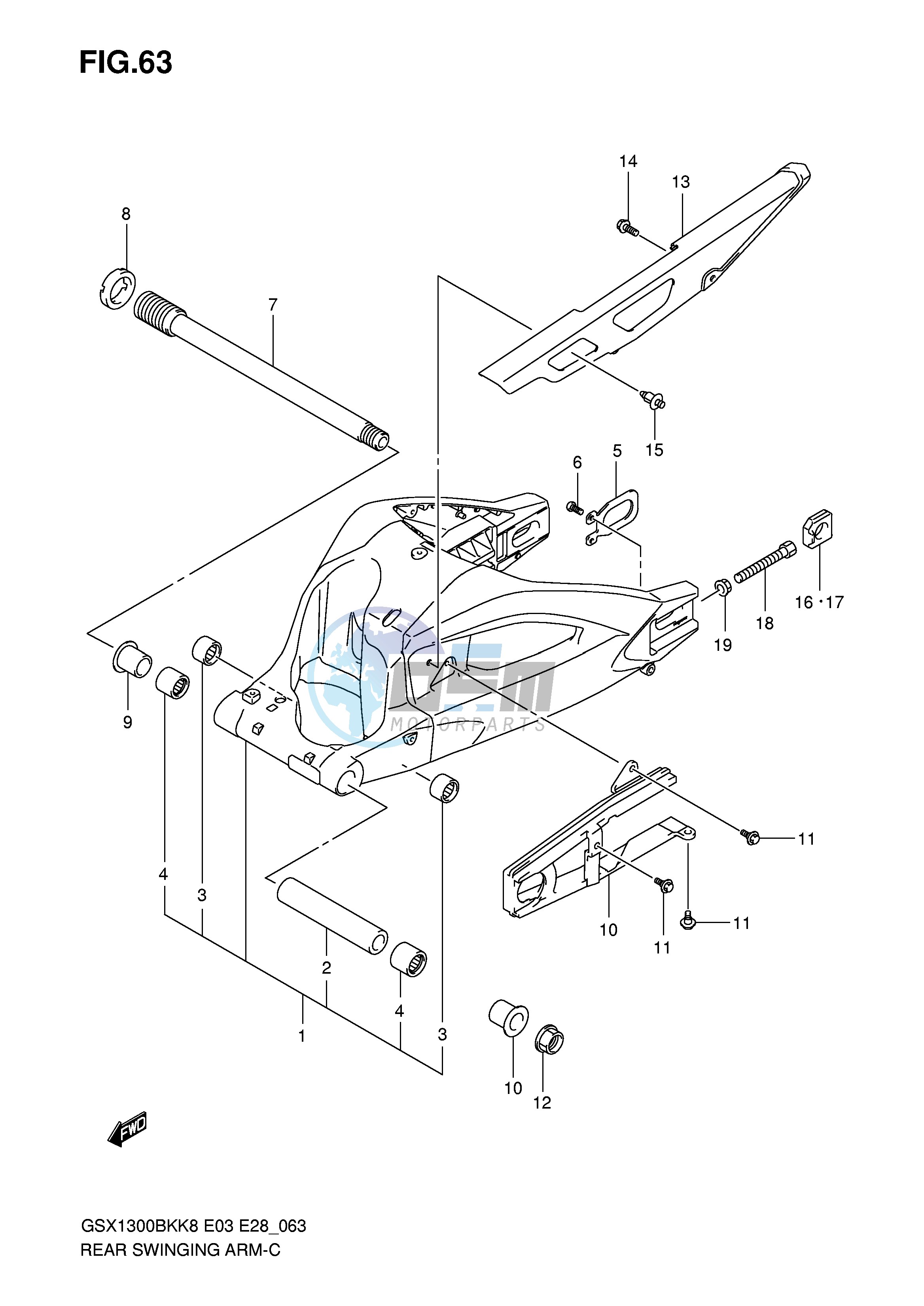 REAR SWINGINGARM