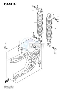 UH200 ABS BURGMAN EU drawing REAR SWINGINGARM