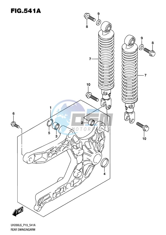 REAR SWINGINGARM