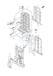 DF 90A drawing Cylinder Head