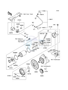 NINJA 250R EX250KCF GB XX (EU ME A(FRICA) drawing Starter Motor