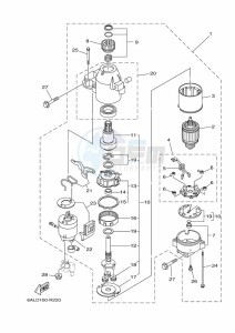 F250HETU drawing STARTER-MOTOR