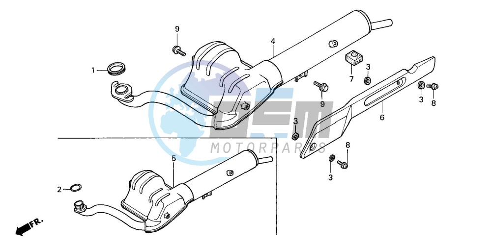 EXHAUST MUFFLER