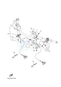 MT07A MT-07 ABS 700 (BU23) drawing HANDLE SWITCH & LEVER