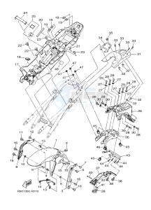 MTM850 MTM-850 XSR900 (B90R) drawing FENDER