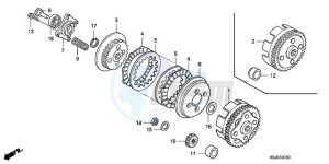 CRF80F9 Australia - (U) drawing CLUTCH