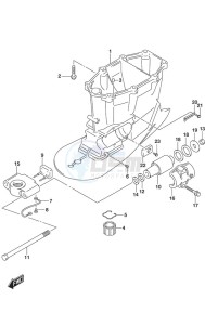 DF 250AP drawing Drive Shaft Housing w/Transom (X)