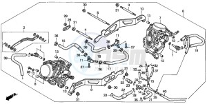 VT125C2 drawing CARBURETOR (ASSY.)