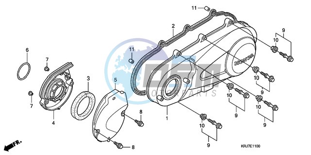 LEFT CRANKCASE COVER