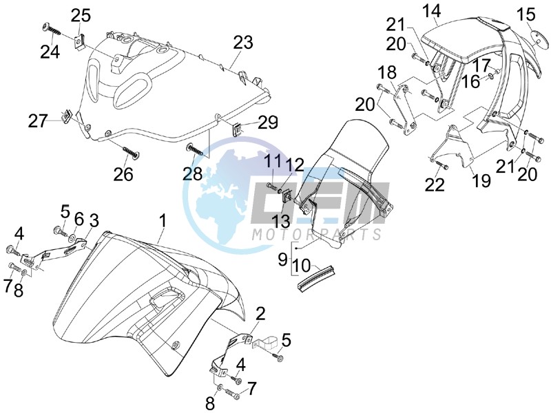 Wheel housing - Mudguard