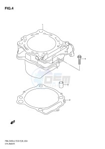 RM-Z450 (E3) drawing CYLINDER