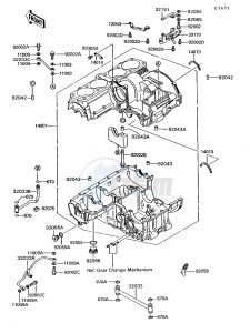 ZG 1200 B [VOYAGER XII] (B6-B9) [VOYAGER XII] drawing CRANKCASE