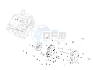 RSV4 1000 RR E4 ABS (EMEA) drawing Flywheel cover