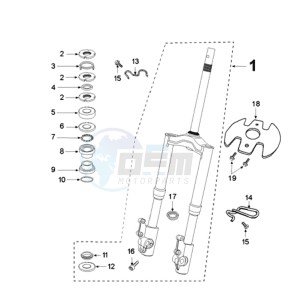 FIGHT 3 A DSE drawing FORKS AND STEERING