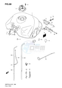 GSR750 drawing FUEL TANK L2