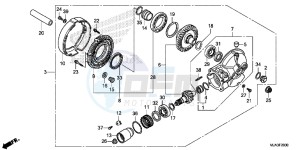 VT750C2SD UK - (E) drawing FINAL DRIVEN GEAR