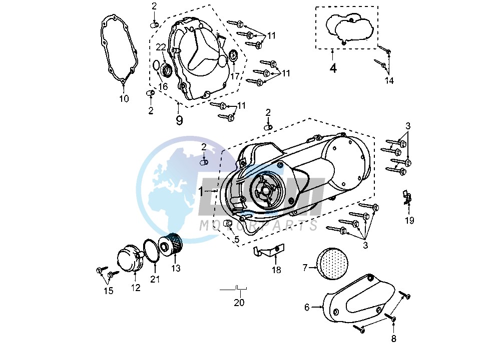 CRANKCASE COVER