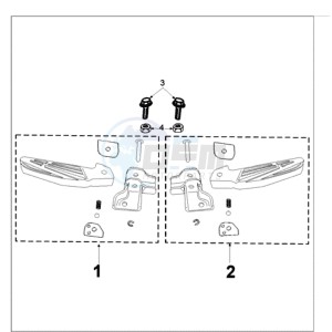 TWEET 50 A drawing FOOT SUPPORT