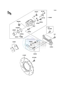 D-TRACKER_125 KLX125DDF XX (EU ME A(FRICA) drawing Rear Brake