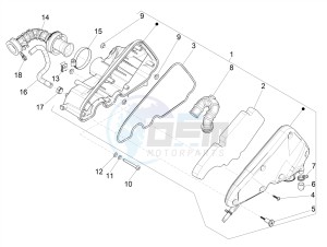 SPRINT 50 4T-3V E4 (EMEA) drawing Air filter