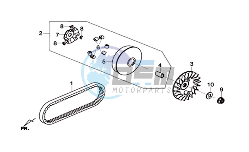 MOVABLE FLANGE / V-BELT