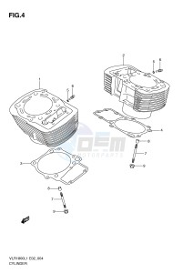 VLR1800 (E2) drawing CYLINDER