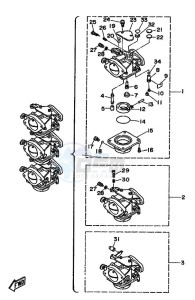 70B drawing CARBURETOR