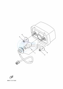 YFM450FWB KODIAK 450 (BJ5E) drawing TAILLIGHT