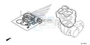 NC750DE Integra - NC750D Europe Direct - (ED) drawing GASKET KIT A