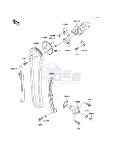 KVF360 4x4 KVF360A8F EU GB drawing Camshaft(s)/Tensioner