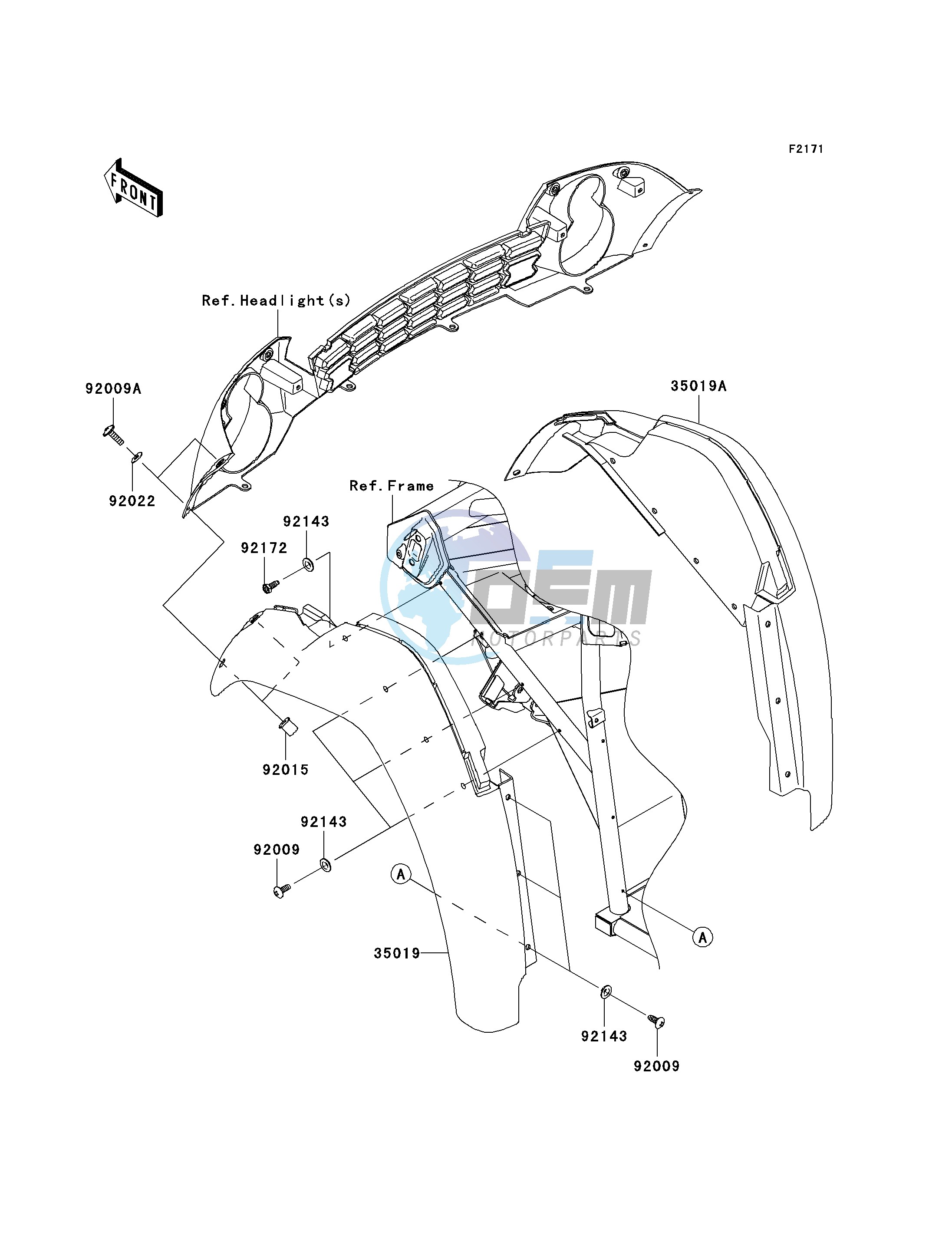 FRONT FENDER-- S- -