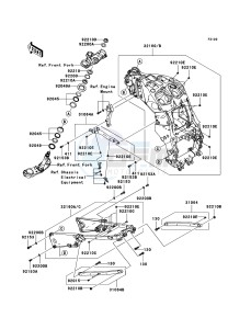 ZZR1400 ABS ZX1400B6F FR GB XX (EU ME A(FRICA) drawing Frame