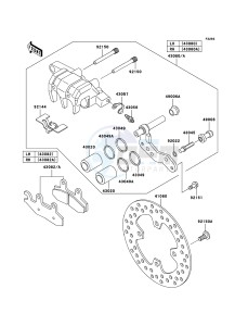 KVF750_4X4 KVF750D8F EU GB drawing Front Brake