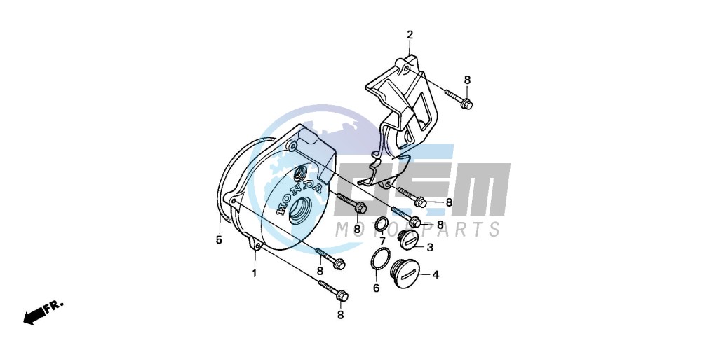 LEFT CRANKCASE COVER