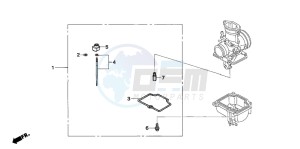 CR85R drawing CARBURETOR O.P. KIT (CR85R5,6/RB5,6)